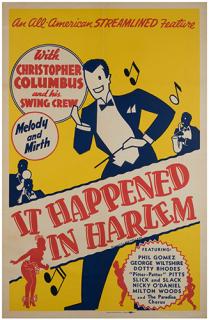 Appraisal: It Happened in Harlem Chicago Central Ptg Black musical comedy