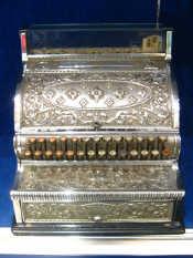 Appraisal: A chromium plated National Cash register number model with imperial