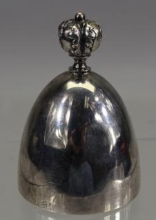 Appraisal: Antique Sterling Silver Bell Antique Sterling Silver Bell Stamped 'Sterling