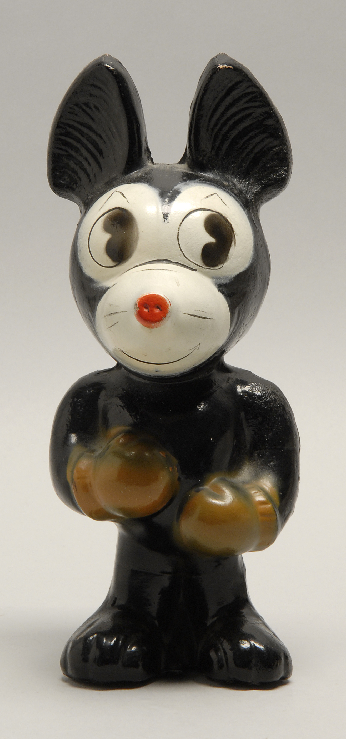 Appraisal: UNUSUAL MICKEY MOUSE COMPOSITION FIGURE Circa sDepicted wearing boxing gloves