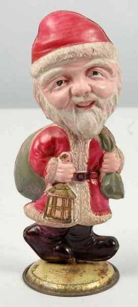 Appraisal: Celluloid Santa Nodder Description Japanese Head swivels back and forth