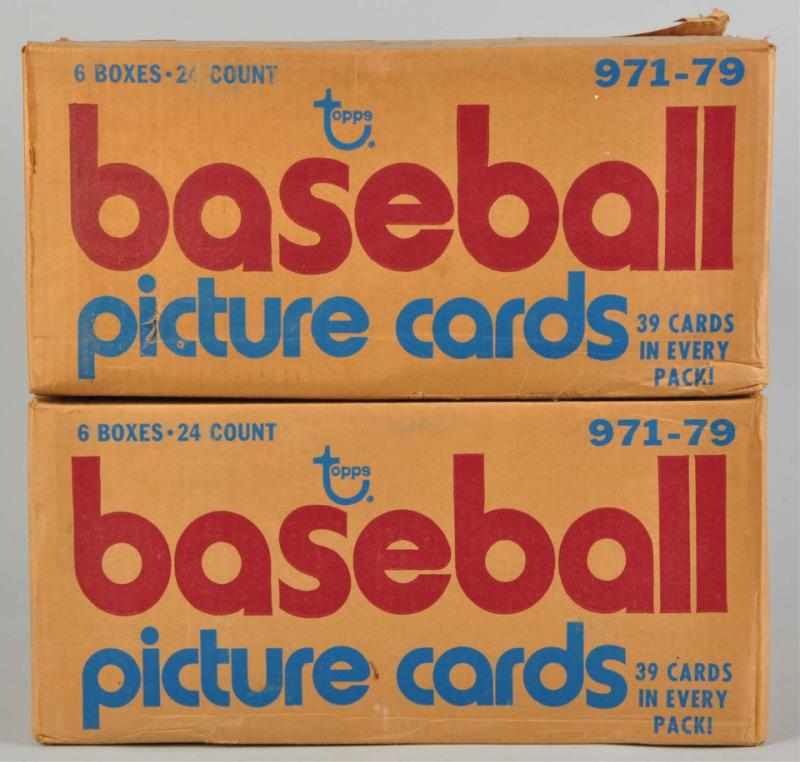 Appraisal: Lot of Topps Baseball Sealed Wax Cases Description Cases are