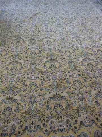 Appraisal: Tabriz Persian Handmade Room Size Rug elaborate floral on light