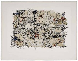 Appraisal: Jean Paul Riopelle Canadian - Jute II edition signed lower