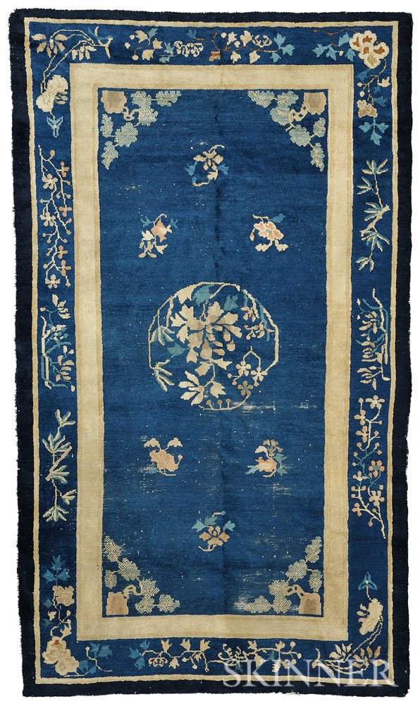 Appraisal: Chinese Rug early th century wool on cotton foundation field