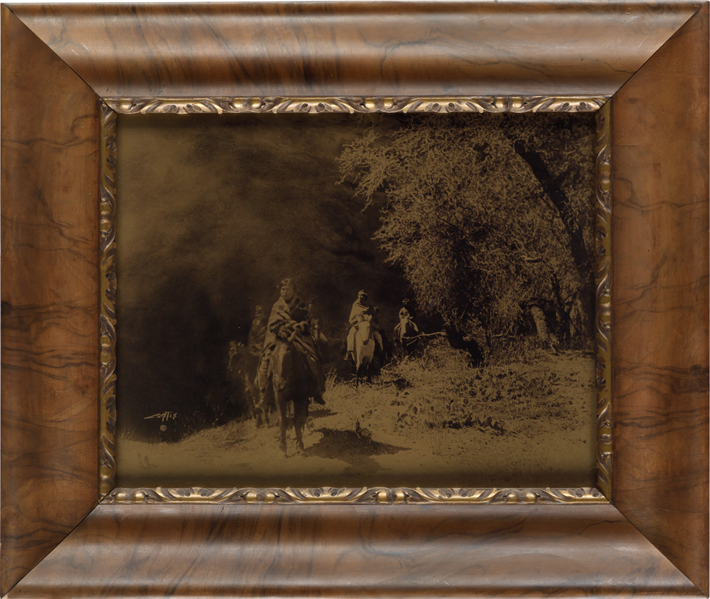 Appraisal: EDWARD S CURTIS - Out of the Darkness Orotone the