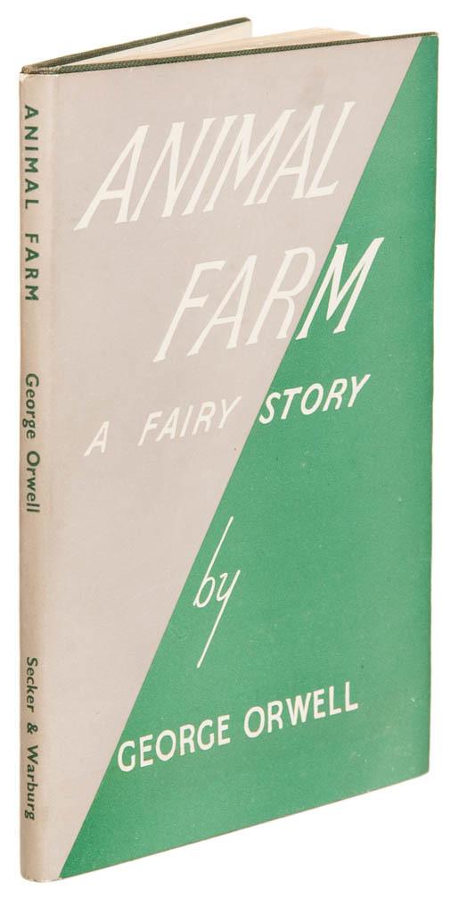 Appraisal: ORWELL George Animal Farm London Secker Warburg vo Original green