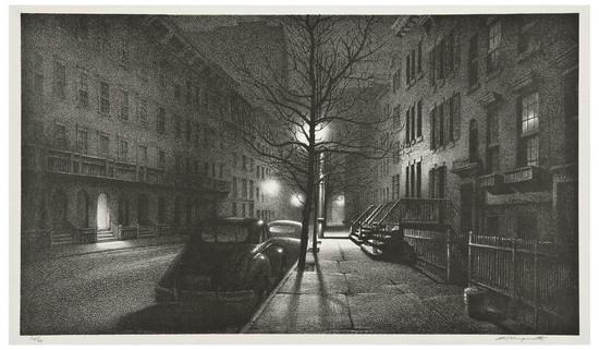 Appraisal: Stow Wengenroth - Quiet Hour S Lithograph signed in pencil