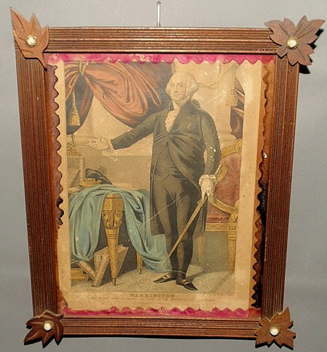 Appraisal: Rare lithograph Washington by Kellogg Thayer x