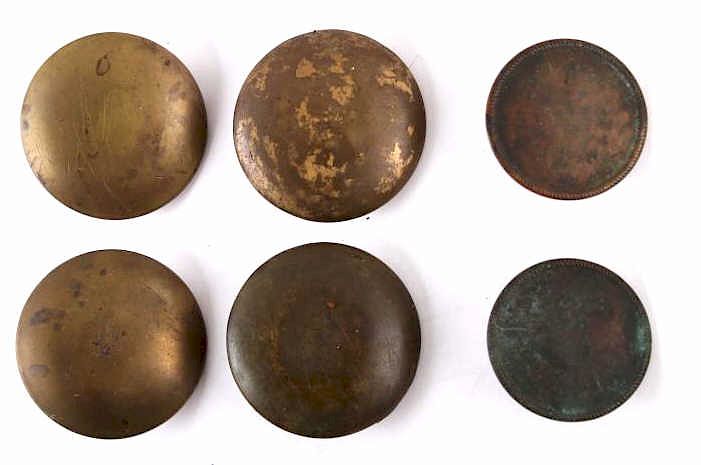 Appraisal: Antique Brass and Bronze Horse Rosettes Included in this lot