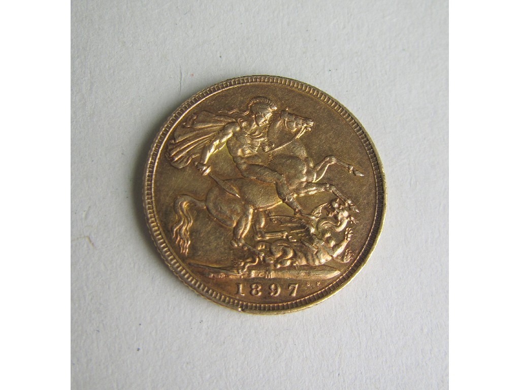 Appraisal: Old Queen Victorian head sovereign dated