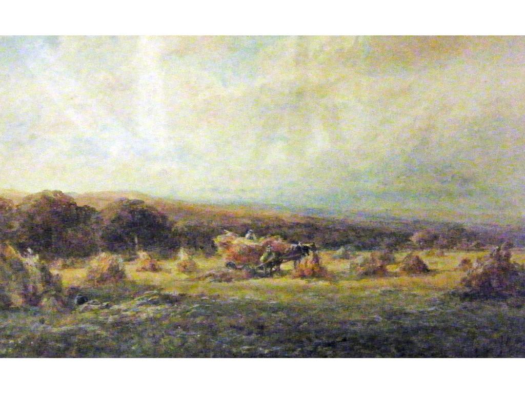 Appraisal: By Albert Pollitt exh - - haymaking scene signed and