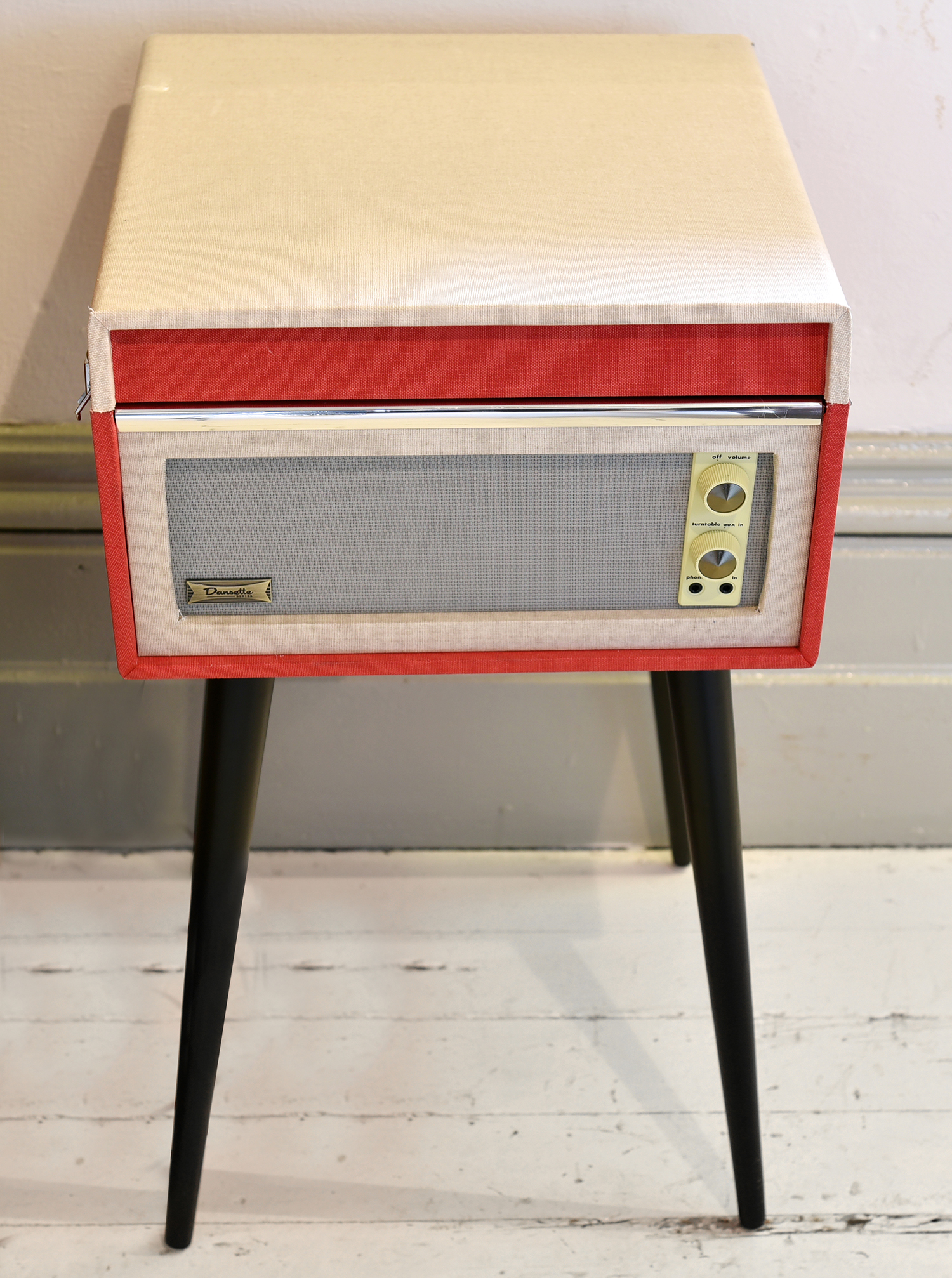 Appraisal: A CROSLEY DANSETTE SERIES RADIOGRAM WITH TURNTABLE h x w