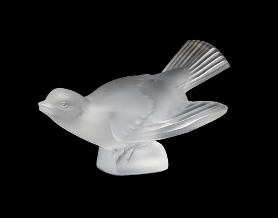 Appraisal: Sale Lot A Lalique Molded and Frosted Glass Figure in