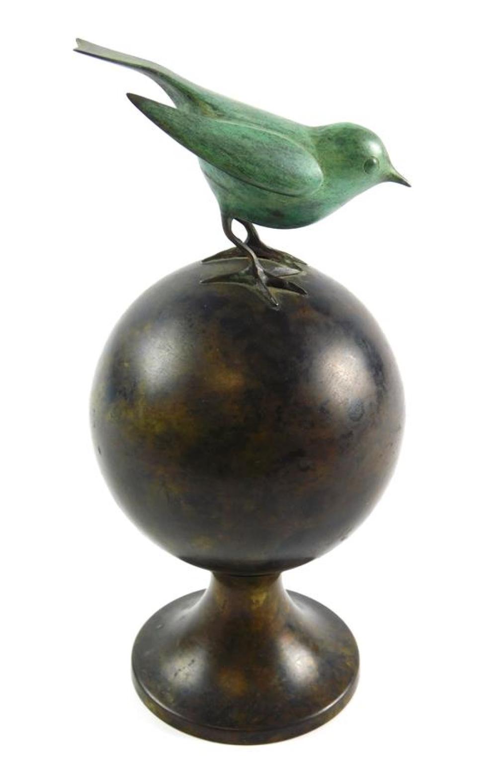 Appraisal: Francois Xavier Lalanne French - Oiseau bleu bronze c Artcurial