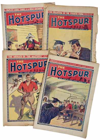 Appraisal: Comics - The Hotspur consisting of many thank you letters