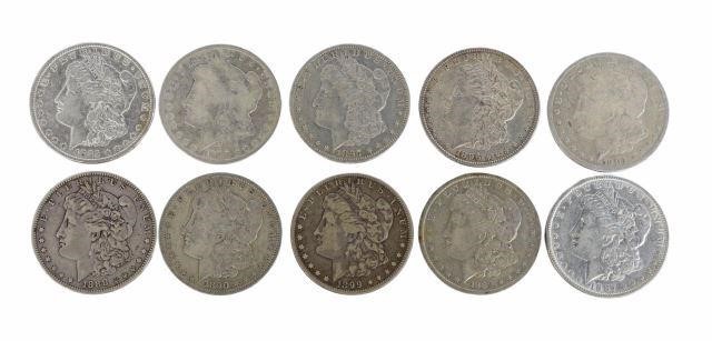 Appraisal: lot of U S Morgan silver dollars 'O' P P