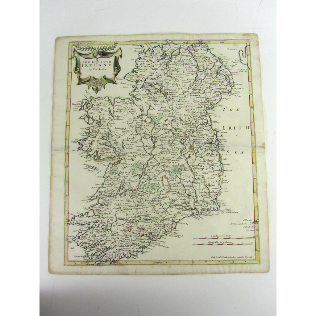 Appraisal: Morden RobertThe Kingdom of Ireland London Abel Swale Awnsham and