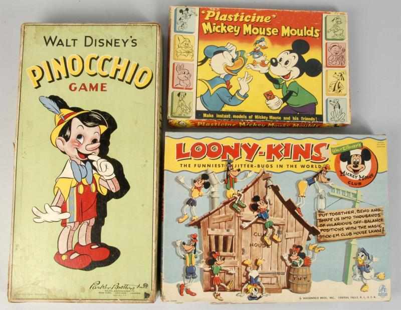 Appraisal: Lot of Walt Disney Character Items Description Includes Parker Brothers