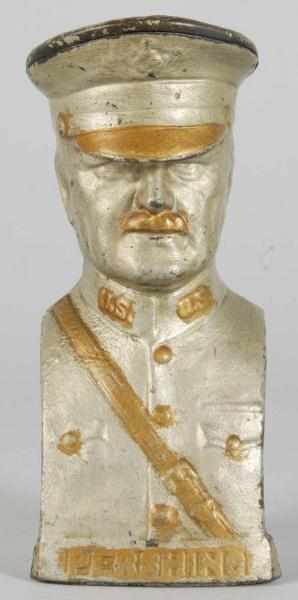 Appraisal: Cast Iron General Pershing Still Bank Description Manufactured by Grey