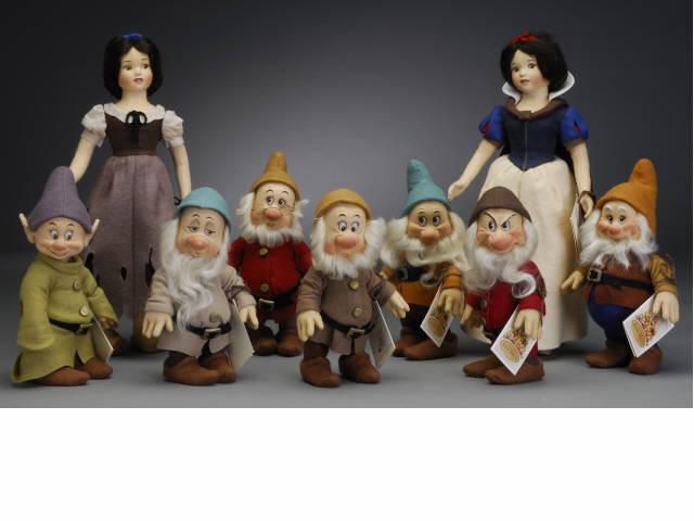 Appraisal: R John Wright Snow White Seven Dwarves - Walt Disney's