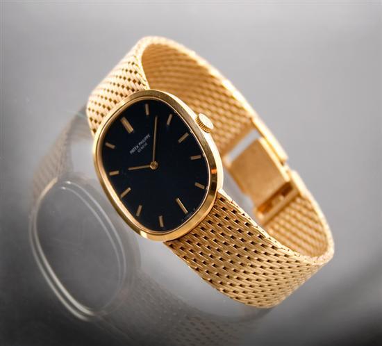 Appraisal: Patek Philippe K yellow gold gentleman's wrist watch