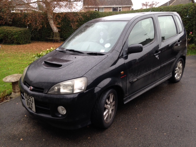 Appraisal: A Daihatsu YRV Turbo hatchback Registration AD BVX recorded miles