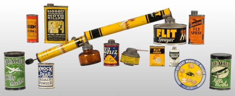 Appraisal: Lot of Insecticide-Type Items Description Includes two different flit sprayers