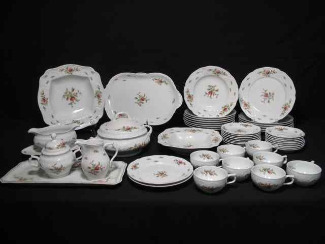 Appraisal: German Rosenthal porcelain fine china dinnerware set Pieces total ''Sanssouci