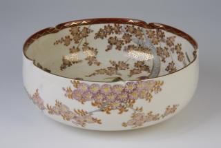 Appraisal: Early th c Satsuma bowl diam Satsuma bowl early th