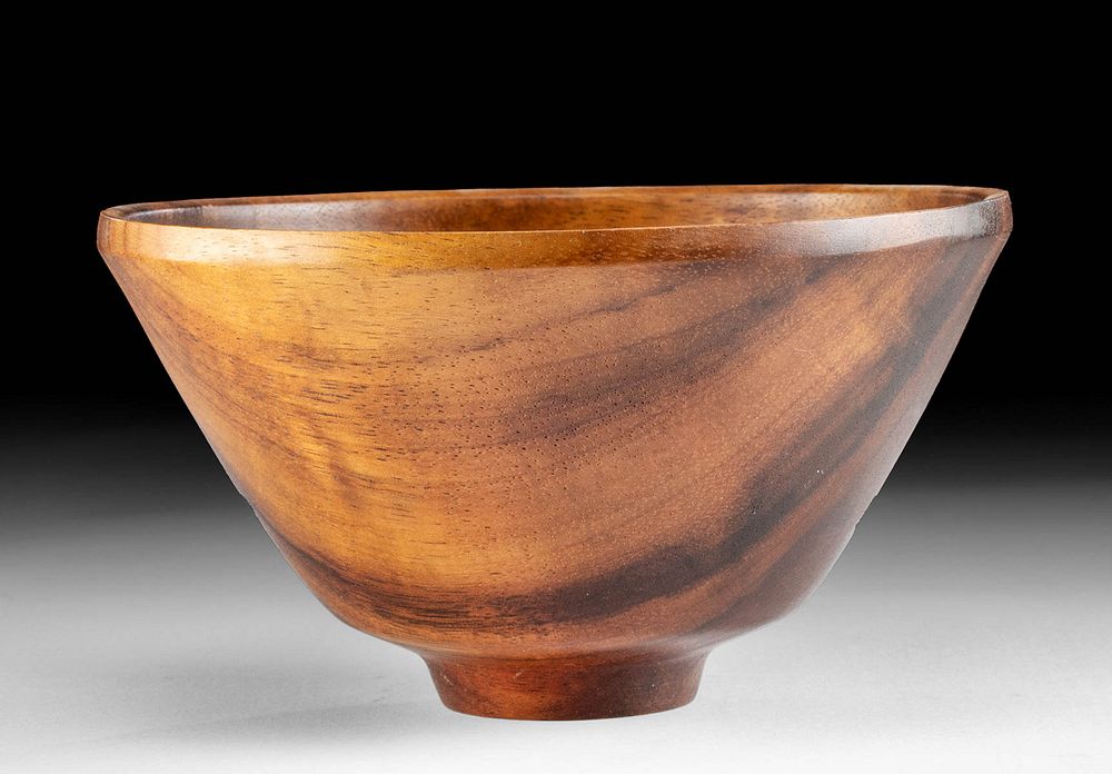 Appraisal: th C Signed Koa Wood Bowl - L Bailey First