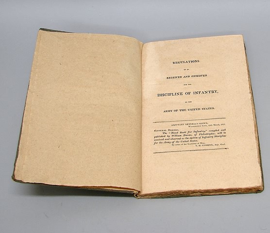 Appraisal: Book titled A HAND BOOK FOR INFANTRY containing THE FIRST