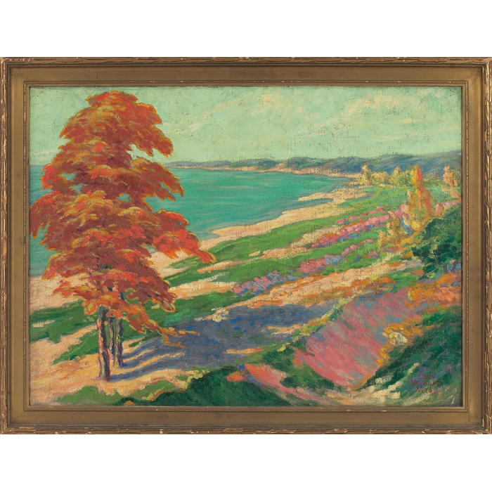 Appraisal: Louis Alexander Neebe American b ''Dunes '' c oil on