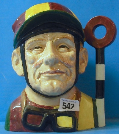 Appraisal: Royal Doulton Large Character Jug The Jockey D