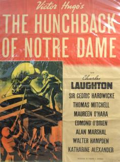 Appraisal: The Hunchback of Notre Dame R- Three Sheet film poster