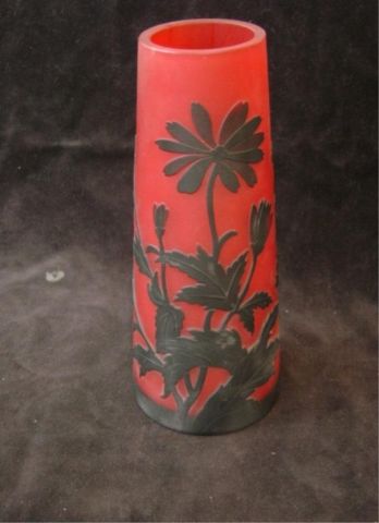 Appraisal: ART GLASS VASE