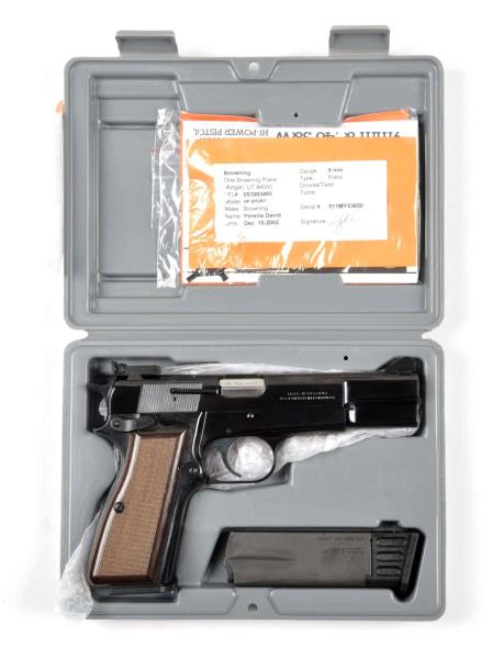 Appraisal: MIB Browning Hi - Power Semi-Automatic Pistol Serial MY Pistol