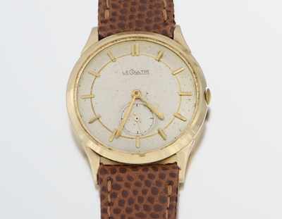 Appraisal: A Gentleman's LeCoultre k Gold Wrist Watch ca 's k