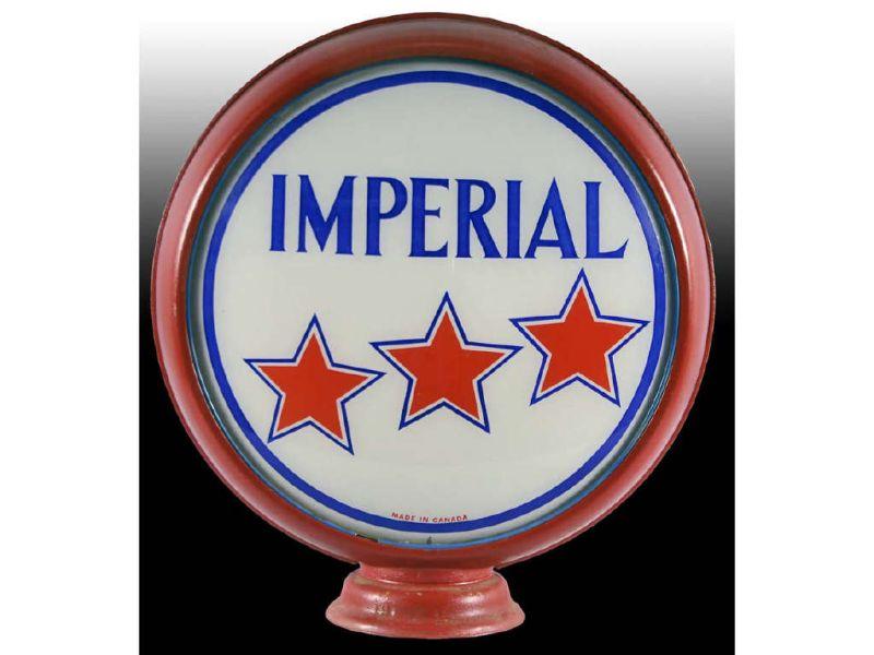 Appraisal: Imperial High Profile Base -Piece Gas Globe Description '' T