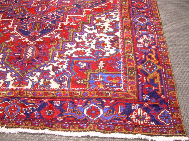 Appraisal: Heriz Carpet Northwest Persia th century ft in x ft