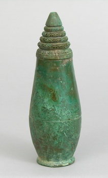 Appraisal: Lime Container Khymer Bayon Period ca th- th Century A