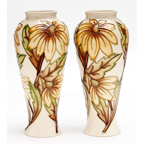 Appraisal: A pair of Moorcroft vases late th c cm h