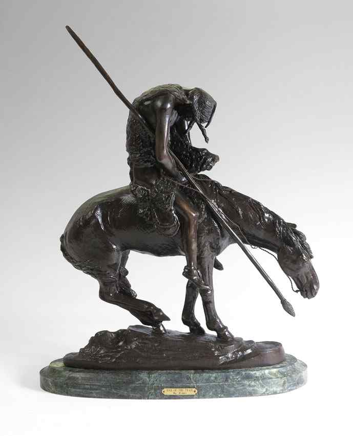 Appraisal: 'END OF THE TRAIL'' BRONZE AFTER FRASER '' in height