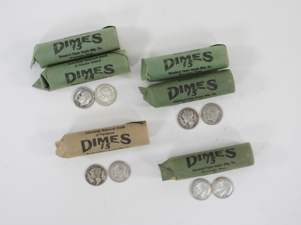 Appraisal: COLLECTION OF UNITED STATES SILVER DIMES United States Circa Includes