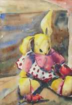 Appraisal: Abe Weiner American th Century Bunny Watercolor on paper signed