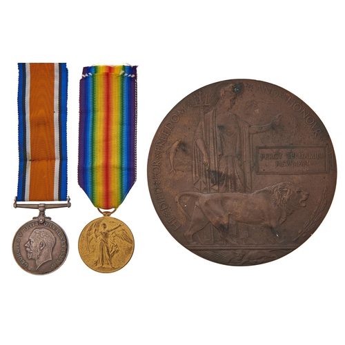 Appraisal: World War One pair and plaque British War Medal and