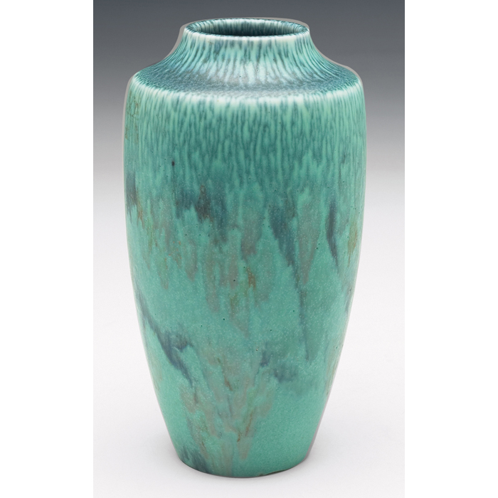 Appraisal: Rookwood vase shouldered shape in a matte glaze with a