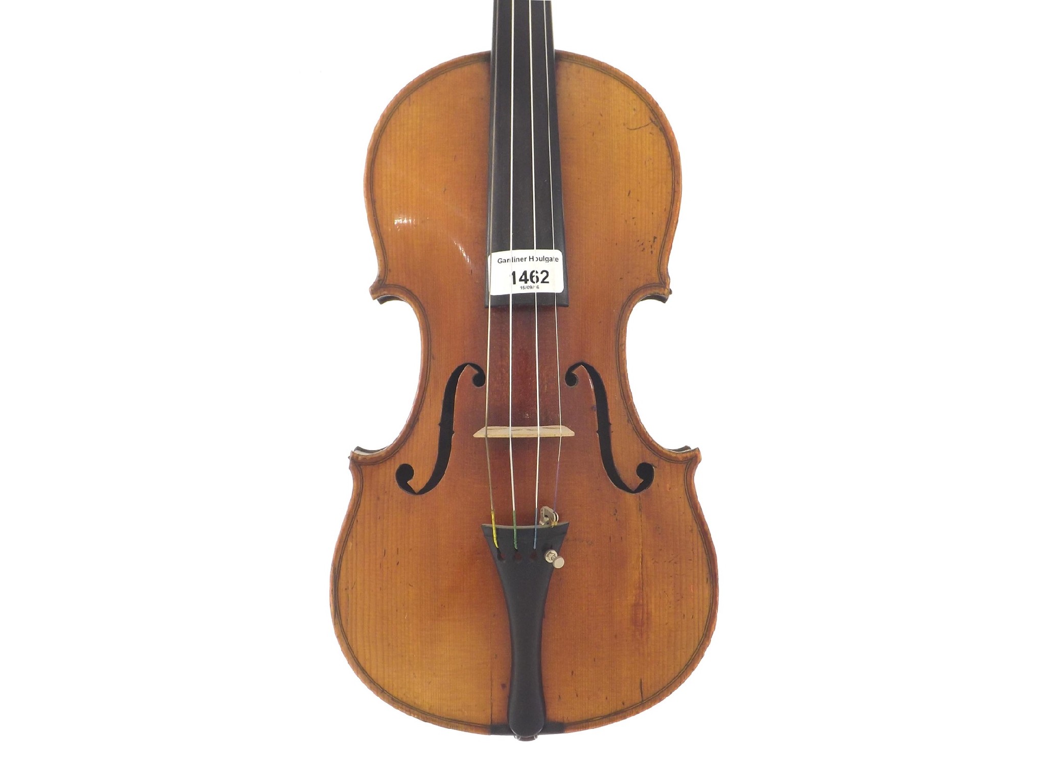 Appraisal: French violin of the Justin Derazey School cm