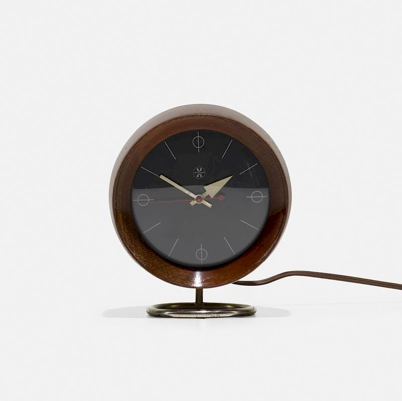 Appraisal: George Nelson Associates table clock model A George Nelson Associates