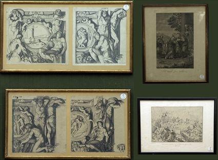 Appraisal: Misc Group of Etchings